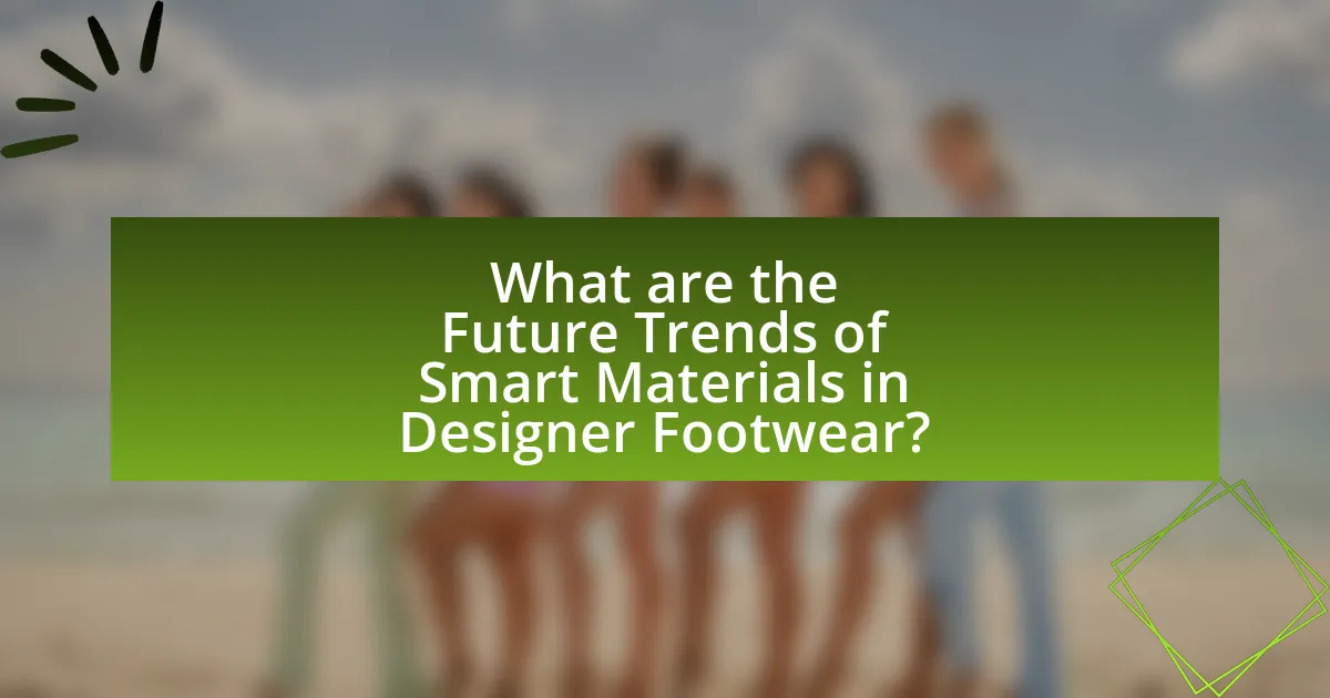 What are the Future Trends of Smart Materials in Designer Footwear?