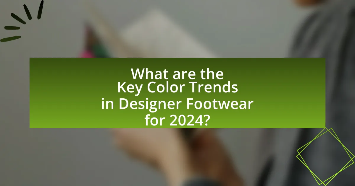 What are the Key Color Trends in Designer Footwear for 2024?